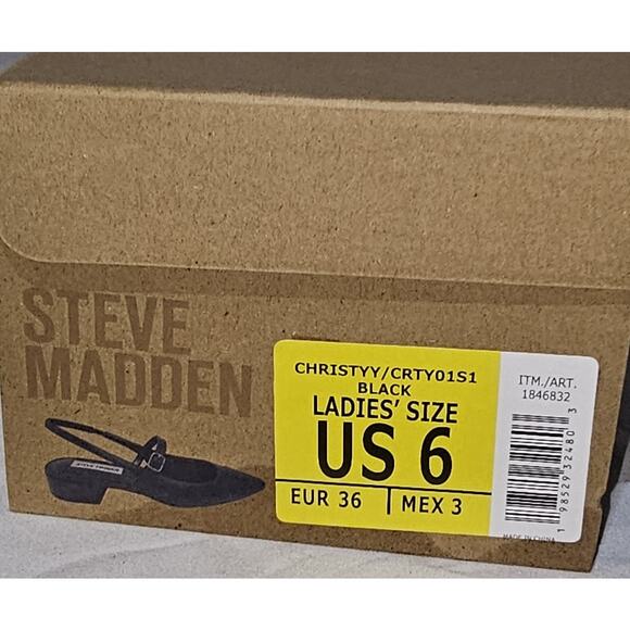 Steve Madden Women's Christyy Pointed Toe Slingback Pumps - Picture 6 of 6